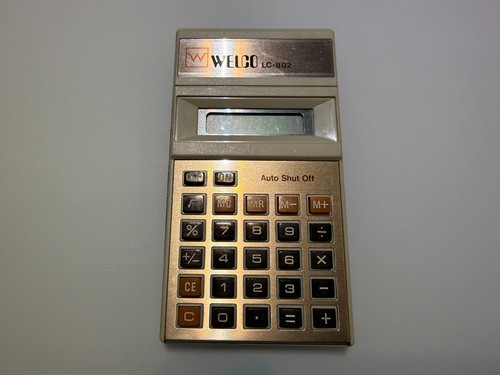 Welco 802 taschenrechner - welco, lc-802