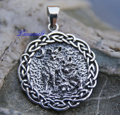 Silberamulett wolfsrudel am - -,