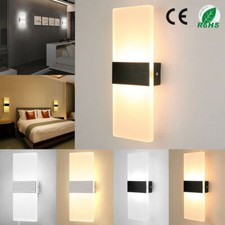 Modern LED Wandlampe Wandleuchte 6/12/18W Innen Wandlicht für Zimmer Treppenhaus