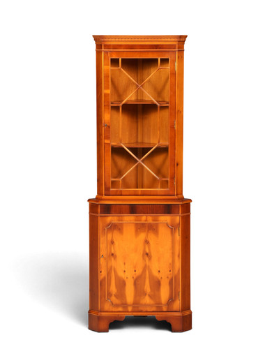 Englische eckvitrine eibe - englische,