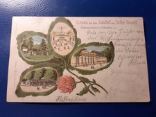 + AK Gasthof z Tiefen Grund Rathmannsdorf b Schandau Sebnitz Porschdorf um 1900