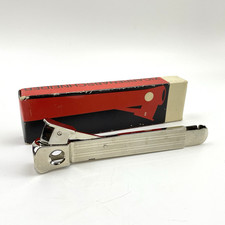 Vintage Zigarrenabschneider DBGM | vernickelt | OVP | Retro Cigar Cutter Sammler