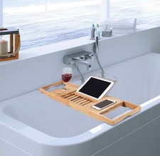 Badewannenablage aus Bambus