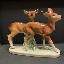 Porzellan Figur Rehgruppe