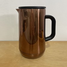 WMF Impulse Isolierkanne 1L 23,4 cm Kupfer Thermoskanne mit Druckverschluss