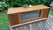 SABA - Konstanz Stereo KN 18 Radio von 1966-1968 Nussbaum-Optik --FUNKTIONIERT--
