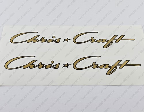 Chris craft boats logo - logo, gold