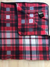 Plaid Decke neuwertig, Fleece Rug, Lightweight, 100% Polyester