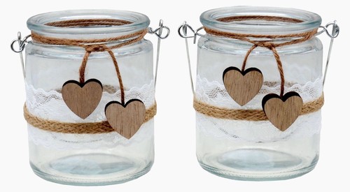 Windlichter hochzeit vintage - 2,