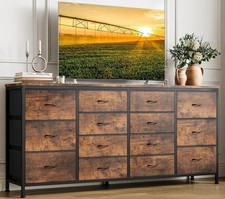 Kommode mit 14 Schubladen Sideboard Schubladenschrank Kleiderschrank TV Schrank