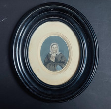 Portrait Frau Salzpapier