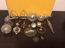 Vintage Lauscha Glas mundgeblasnes Christbaumschmuck  Anhänger Glocke…