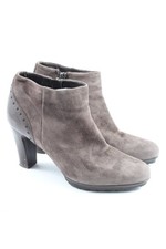 ROBERTO SANTI Reißverschluss-Stiefeletten Damen Stiefeletten Gr. DE 36 braun