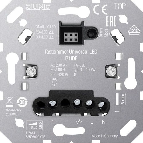 Jung 1711de led - 1711de, led-tastdimmer