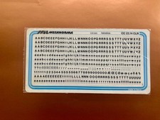 MECANORMA wie LETRASET