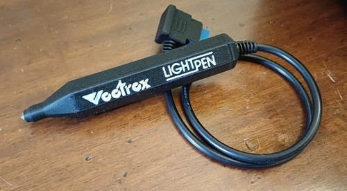 Vectrex light pen - light,
