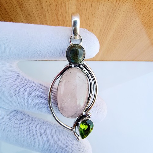 Natürlich rose quarz peridot - natürlich,