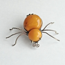 Brosche große Spinne mit