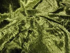 PANNESAMT Samt in ANTIK GRÜN