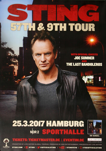 Sting 57th 9th hamburg - 57th, &