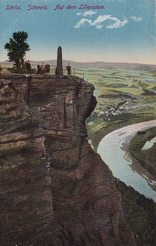 Postkarte sächs schweiz - sächs., /