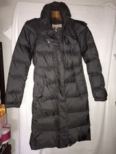 Burberry London Damen Stepp Mantel Mini Fehler Gr S Daunen Braun NP 1500€