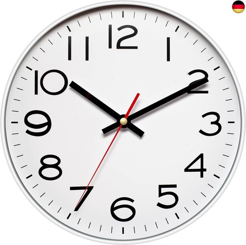 Wanduhr metallrahmen mit - metallrahmen,