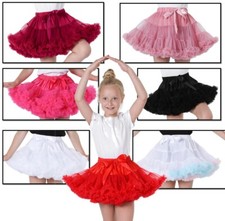 TANZ TUTU ROCK KINDER MÄDCHEN LUXUS DICK KOSTÜM PARTY KOSTÜM UK
