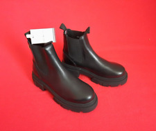 Tommy Hilfiger- NEU - Combat Leather Low  Chelsea Boot Schwarz Gr. 40