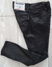 TRUE RELIGION SKINNY W/FLAPS ASCOT GREY SE Jeans Damen Jeanshose Gr.32 NEU