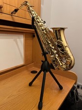Roy Benson Blue Altsaxophon mit Koffer und Ständer