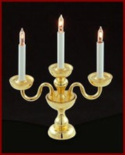 Puppenhaus 3 Arm Kandelaber