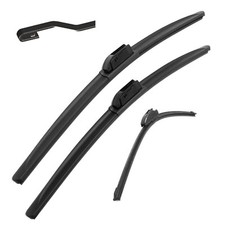 3x Scheibenwischer komplett Set für VW Bus T4 Vorne 530mm & 500mm + Heck 400mm