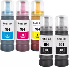 Drucker Tinte Refill für EPSON 104 Ecotank ET-2820 ET-2821 ET-2825 ET-2826