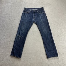 LEVIS Jeans 501 Herren Vintage Hose W34 L32 Regular Straight 3110 Blau Denim