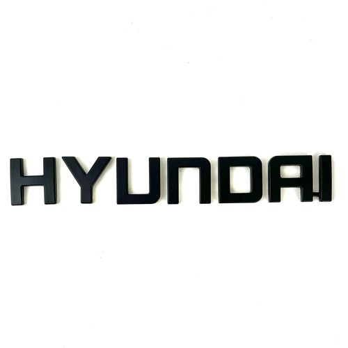 Hyundai emblem schwarz - schwarz, matt