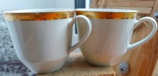 2  zarte Porzellan - Tassen, mit Goldrand,  160 ml    Arzberg - Germany