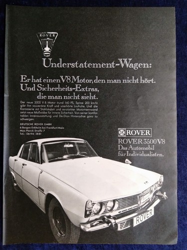 Rover 3500 die originale - v8,
