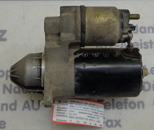 Anlasser starter 00001106015 - anlasser,