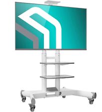 ONKRON professioneller TV Ständer rollbar für 40-70 Zoll, bis 45,5 kg, TS1552-W
