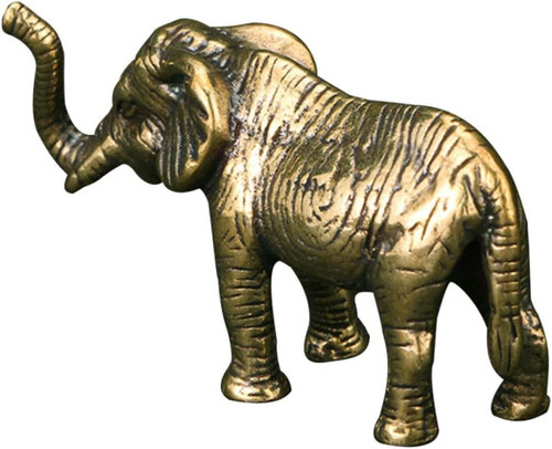 Messing elefanten figur - elefanten, –