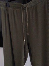 Yessica by C&A Hose mit weitem Bein Gr. 46 Khaki 