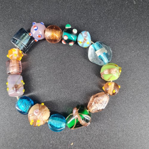 Glasperlenarmband bunt - glasperlenarmband,