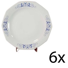 6er Set Kuchenteller Dessertteller Frühstücksteller Winterling Röslau Rautenreli