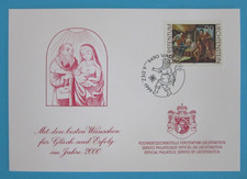 Liechtenstein 1999-Grußkarte