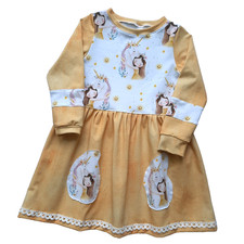 Handmade Süßes Mädchen Kleid DIY Gr 104 Hängerchen. 