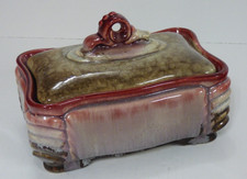 schöne alte Dose mit Deckel