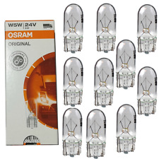 10x Osram 2845 24V 5W W5W W2,1x9,5d T10 Glühlampe Glassockellampe LKW Bus  O45w