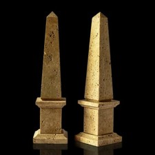 Obelisk Klassisch IN Travertin Italian Stone Classic Obelisk Home Design H.
