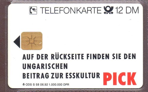 Tv496 telefonkarte s 58 - tk,